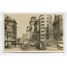 CIUDAD DE BUENOS AIRES AVENIDA CALLAO ANTIGUA TARJETA POSTAL